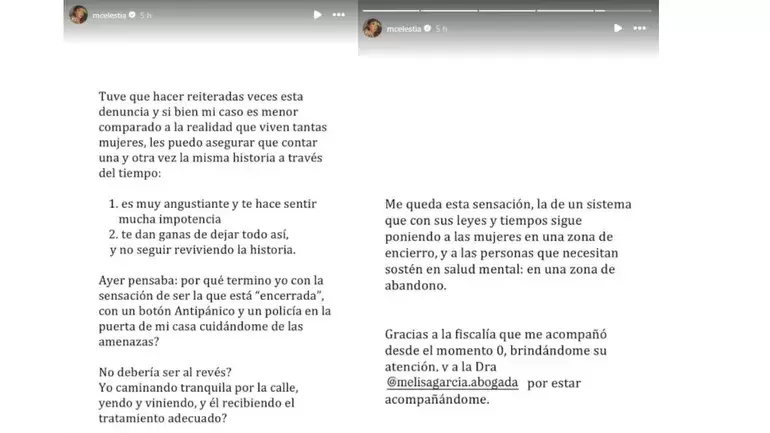 Celeste Cid Declaración