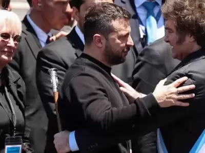 Zelenski no dej� de lado el primer a�o de mandato de su aliado latinoamericano m�s cercano y lo reconoci� con un sentido mensaje.