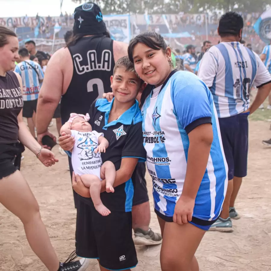 La familia albiceleste celebr� a lo grande