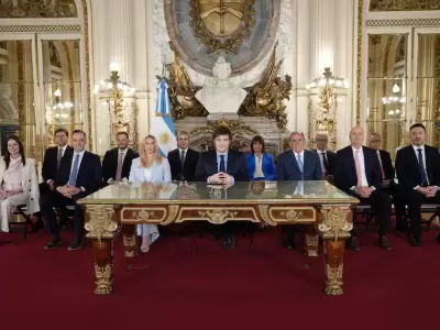 Cadena Nacional del presidente Javier Milei por cumplirse un a�o desde la toma de mandato