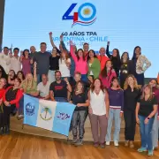Nadadores argentinos y chilenos conmemoraron 40 años de paz