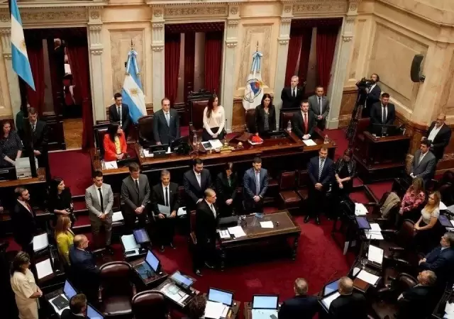 Sesi�n presidida por Victoria Villarruel