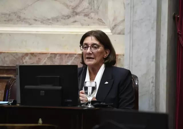 La senadora nacional por R�o Negro, M�nica Silva.