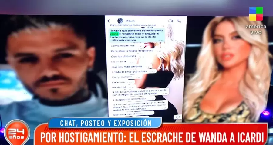 El chats pol�mico entre ambos/