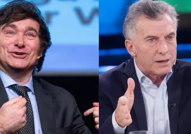 Mauricio Macri y Javier Milei