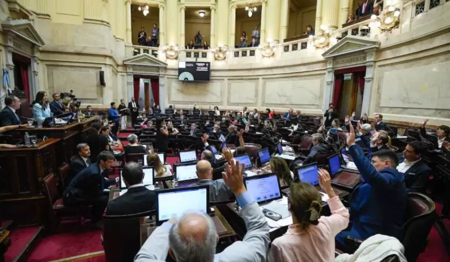 La sesi�n que presidi� Villarruel