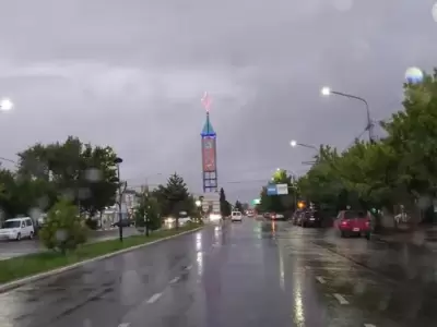 El departamento de Malarg�e amaneci� nublado y lloviznando producto del ingreso de un frente fr�o.