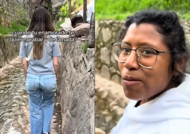 Una mujer sin pudor le dijo un piropo comprometedor a un hombre frente a su novia.
