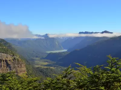 Paso de las Nubes, en el Parque Nacional Nahuel Huapi.