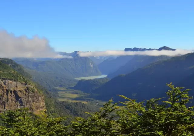 Paso de las Nubes, en el Parque Nacional Nahuel Huapi.