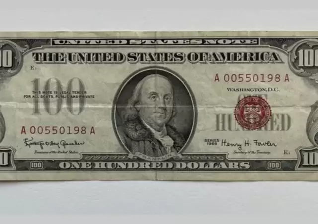 La Reserva Federal anunci� la salida de circulaci�n de los billetes de 100 d�lares emitidos hasta 1969/