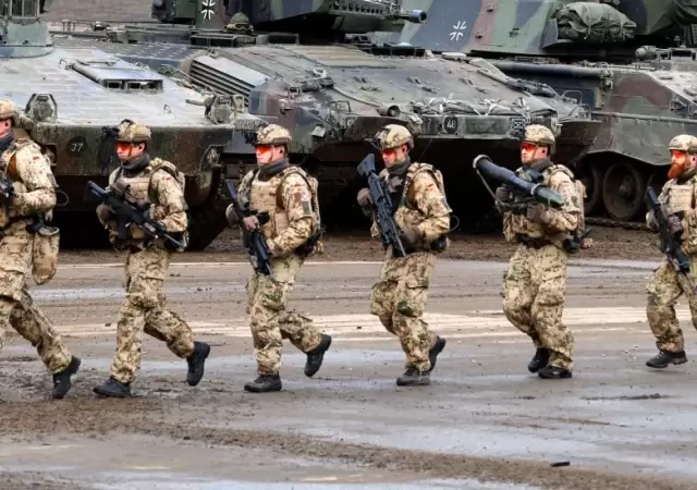 Alemania est� asumiendo el rol de ser el principal muro militar frente a Rusia.