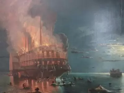 En el naufragio del vapor Am�rica, en la Nochebuena de 1871, un hombre se convirti� en leyenda. Imagen: web