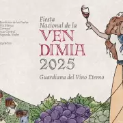 Una interesante síntesis artística de la fiesta máxima de Mendoza está representada en imagen