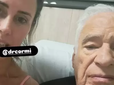 Cormillot ingres� a una cl�nica privada en la tarde del domingo.