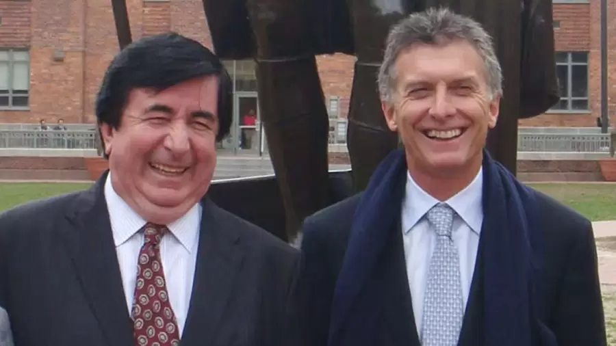 Otros tiempos: Dur�n Barba junto a Mauricio Macri.