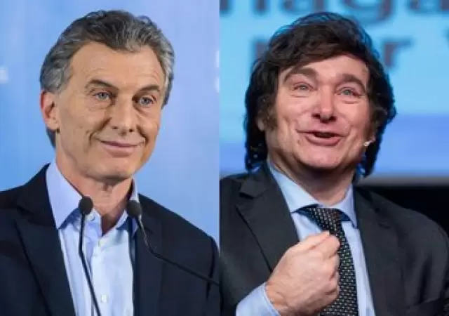 Mauricio Macri y Javier Milei.