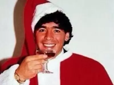 Emotivo video de Diego Armando Maradona deseando feliz Navidad.
