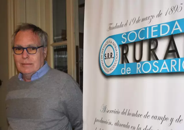 Tom�s Layus, vicepresidente de la Sociedad Rural de Rosario. Foto: web