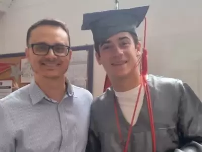 El Colegio del Pilar organiz� una ceremonia privada para entregar el diploma de la secundaria a Franco Colapinto.