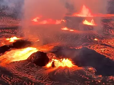 El volc�n Kilauea se mantiene en actividad desde 1983.
