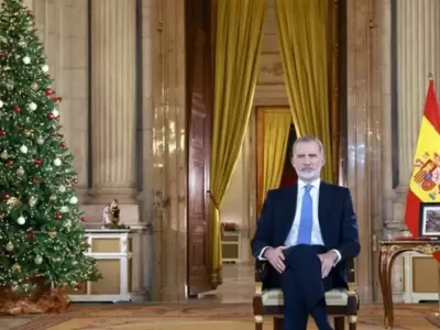 El monarca llam� a bajar la crispaci�n en Espa�a.