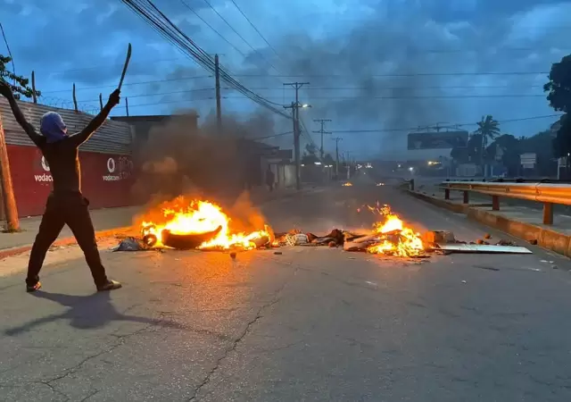 Las calles de Maputo, capital de Mozambique, viven horas de extrema violencia.