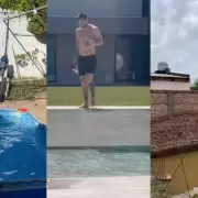 �Si Messi lo hace, lo tengo que hacer! La caminata "piletera" que es furor