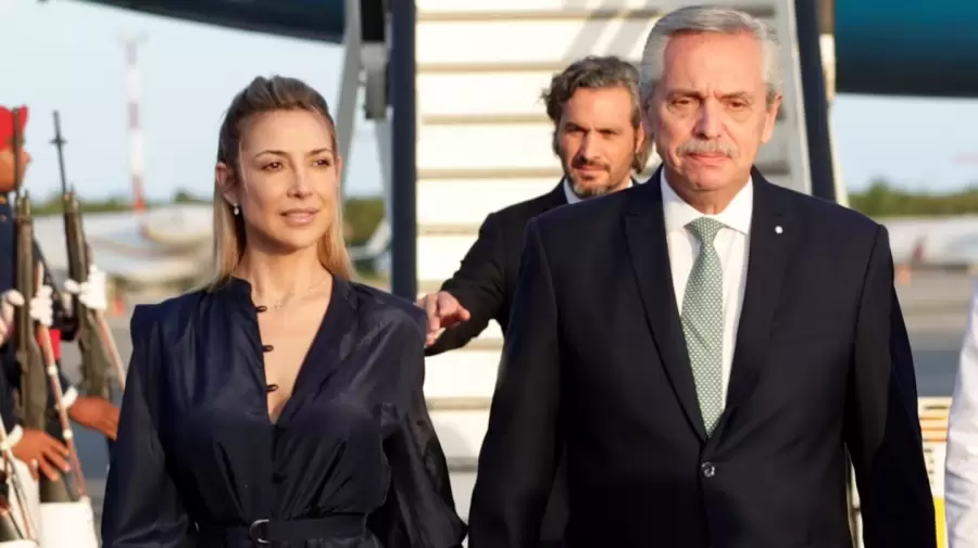 Fabiola Yañez y Alberto Fernández, cuando él era presidente y ella su primera dama. (Foto: archivo web)