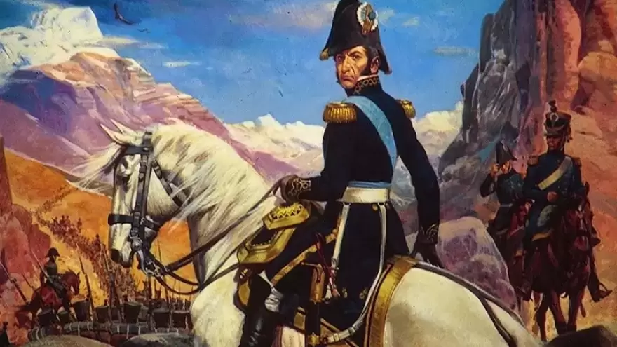 San Mart�n, el Ej�rcito de los Andes.