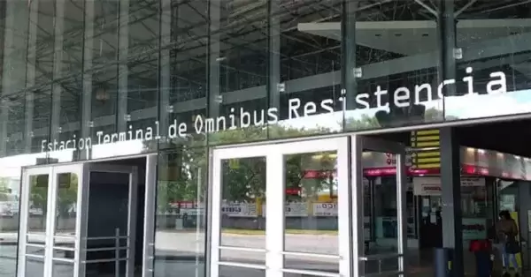 La terminal de �mnibus donde fue encontrado el cadaver. (Foto: web)