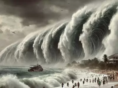El tsunami de 2004, el m�s mort�fero de la historia moderna.