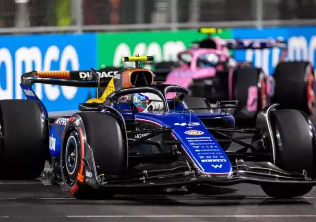 Franco Colapinto en el Gran Premio de Las Vegas