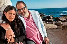 Sara Stewart Brown y Jorge Lanata.