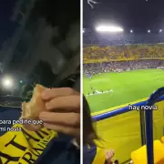 ¿Querés ponerte de novio? Andá la Bombonera como este joven