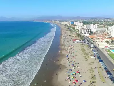 Invasi�n de sanjuaninos en La Serena, Chile.
