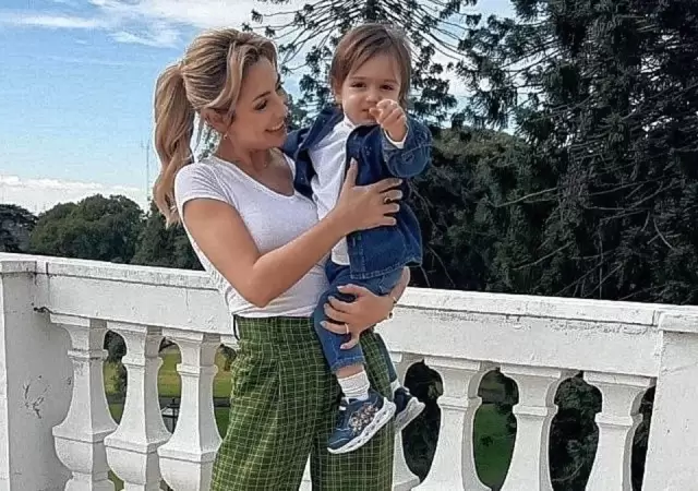 Fabiola y su hijo Francisco