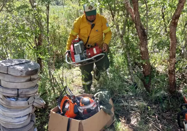 incendio en los manzanos