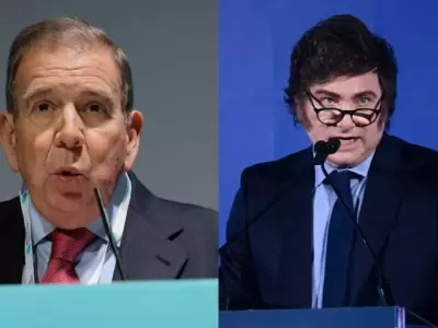 Milei reafirma enf�ticamente su respaldo al opositor Gonz�lez Urrutia.