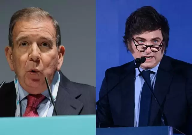 Milei reafirma enf�ticamente su respaldo al opositor Gonz�lez Urrutia.