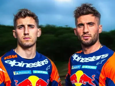 Los hermanos Benavides representando en el Dakar a Argentina.