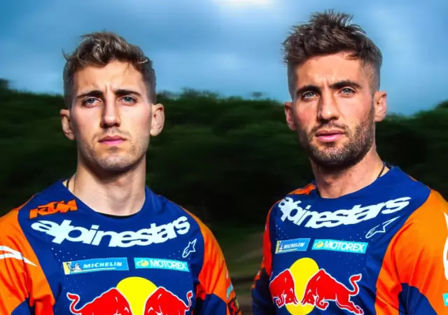 Los hermanos Benavides representando en el Dakar a Argentina.