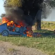 Un violento choque fue el ep�logo de una terrible historia familiar