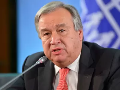Ant�nio Guterres, secretario general de las Naciones Unidas.