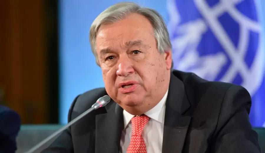 Ant�nio Guterres, secretario general de las Naciones Unidas.