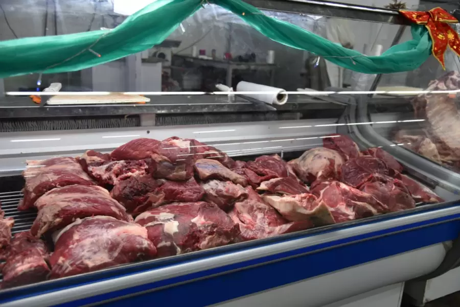 La carne con una leve suba