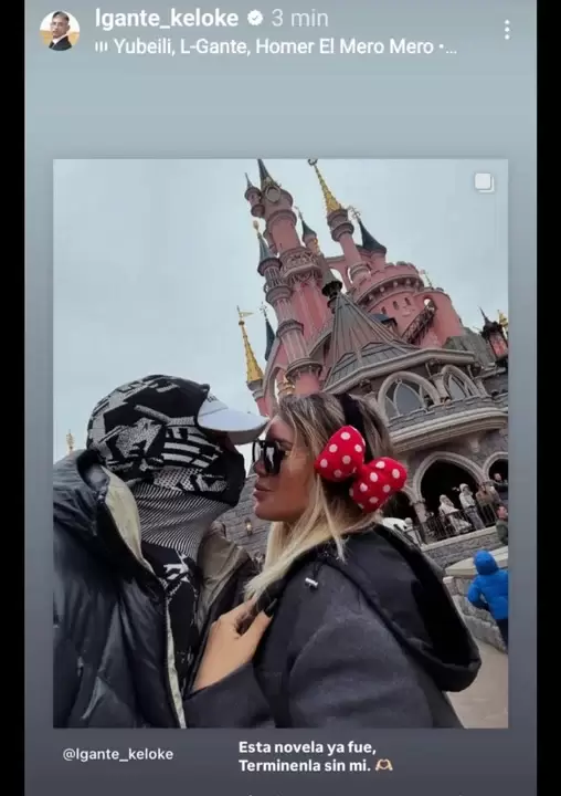L-Gante confirmó su separación vía Instagram.