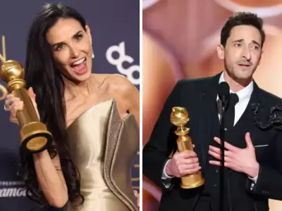 La ceremonia reconoci� a lo mejor de la televisi�n y del cine.