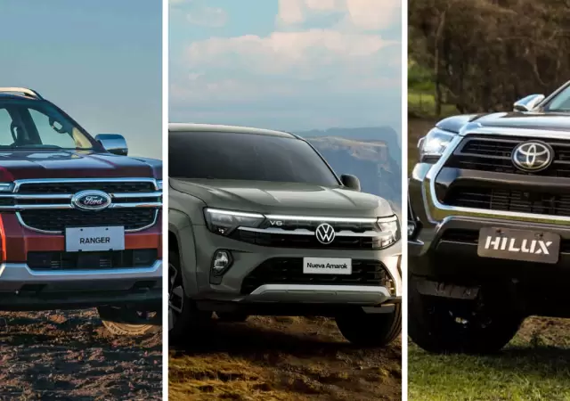 Camionetas de producci�n nacional.