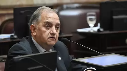 Carlos Alberto Linares, senador de Uni�n por la Patria.